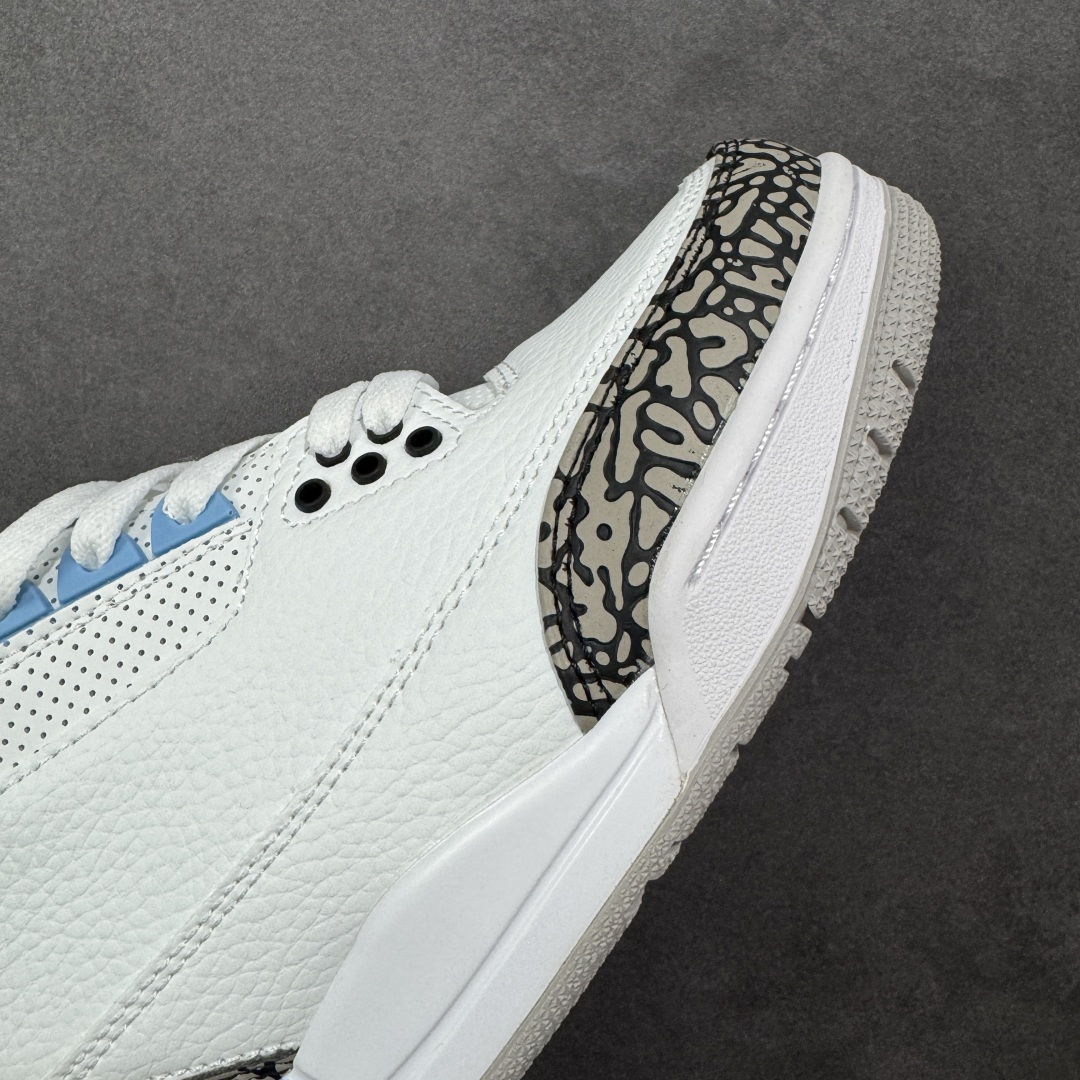 图片[5]-【纯原特价】Jordan Air Jordan 3 retro \”unc 潮流 中帮 复古篮球鞋 男款 北卡蓝 货号：CT8532-104 尺码：36-47 编码：YBB200210-选品中心
