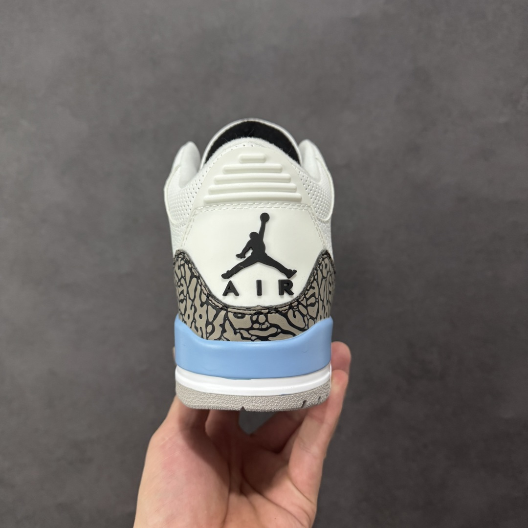 图片[4]-【纯原特价】Jordan Air Jordan 3 retro \”unc 潮流 中帮 复古篮球鞋 男款 北卡蓝 货号：CT8532-104 尺码：36-47 编码：YBB200210-选品中心
