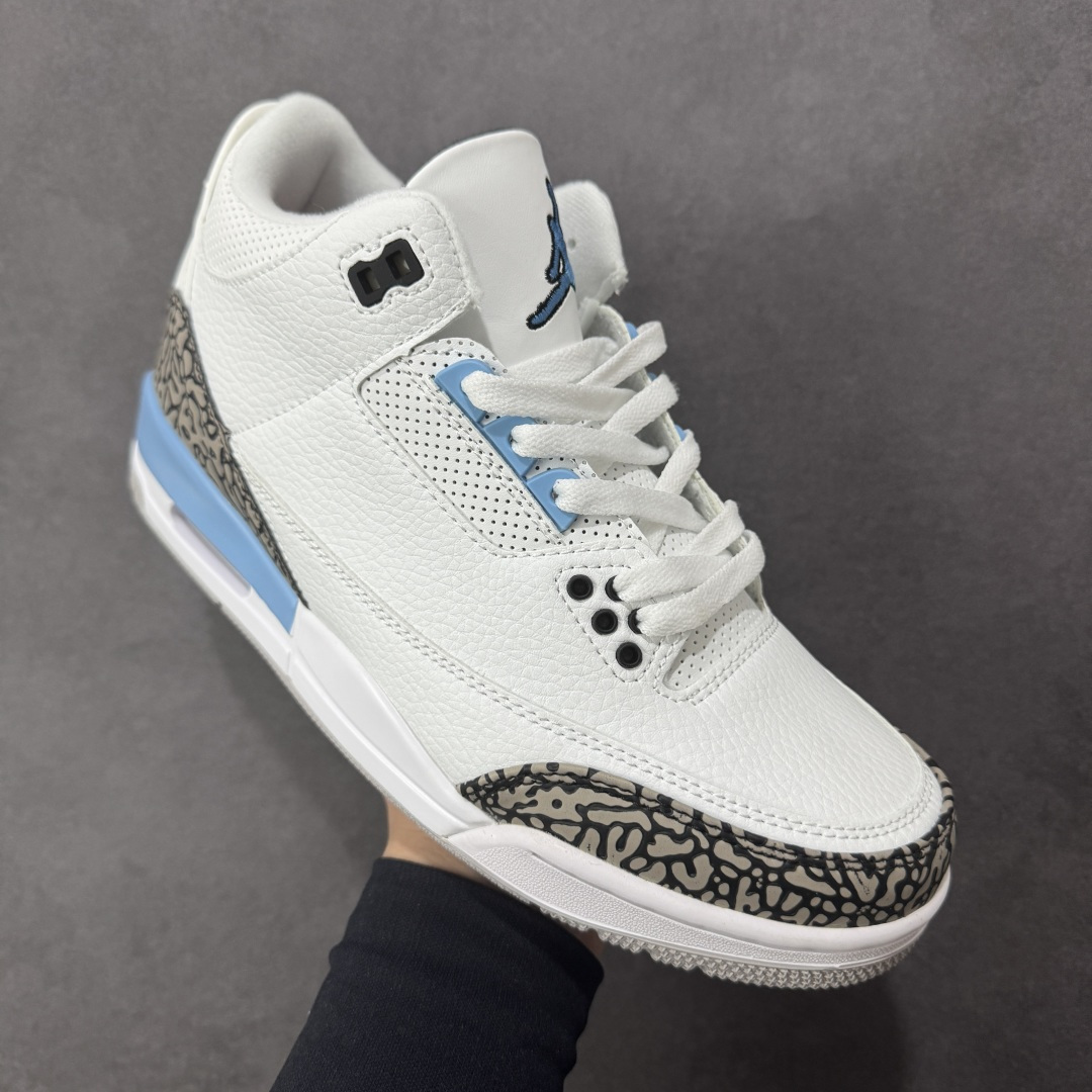 图片[3]-【纯原特价】Jordan Air Jordan 3 retro \”unc 潮流 中帮 复古篮球鞋 男款 北卡蓝 货号：CT8532-104 尺码：36-47 编码：YBB200210-选品中心