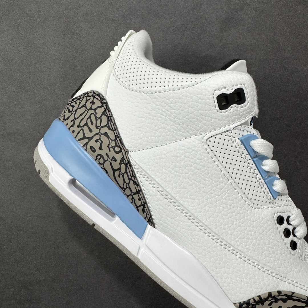 图片[6]-【纯原特价】Jordan Air Jordan 3 retro \”unc 潮流 中帮 复古篮球鞋 男款 北卡蓝 货号：CT8532-104 尺码：36-47 编码：YBB200210-选品中心