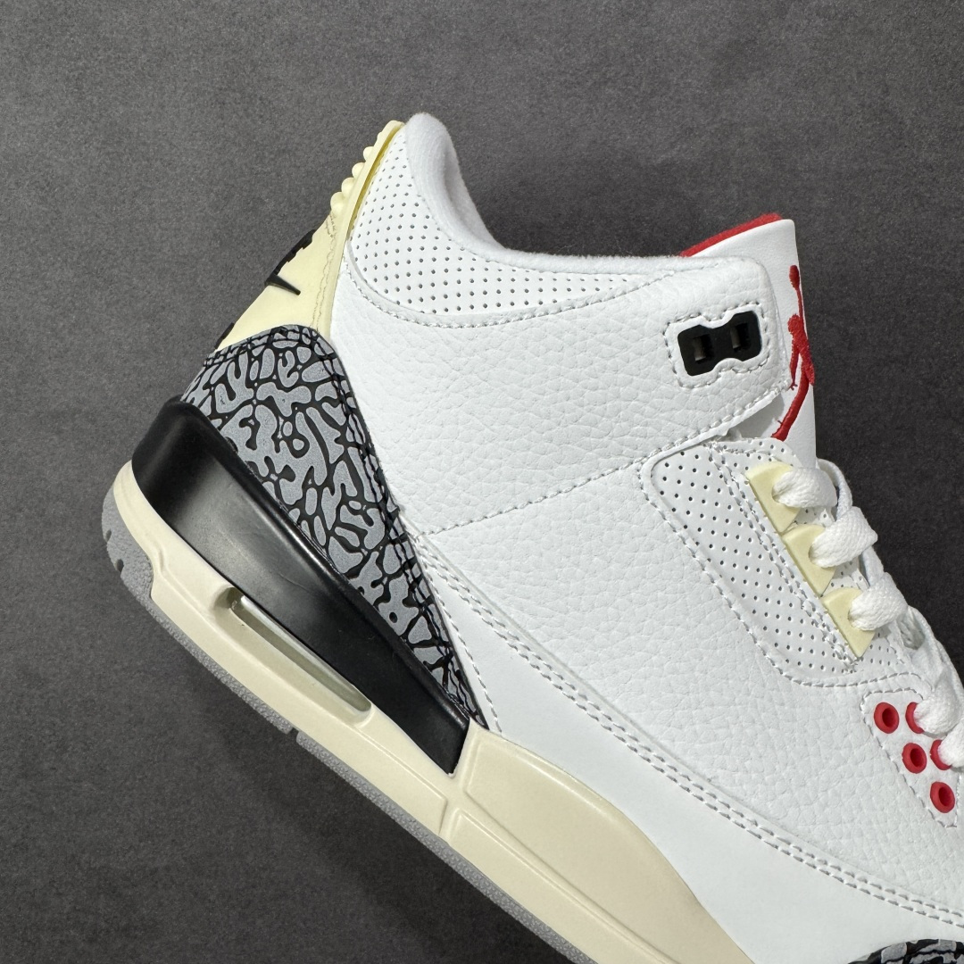 图片[6]-【纯原特价】Jordan Air Jordan 3 retro \”unc 潮流 中帮 复古篮球鞋 货号：DN3707-100 尺码：36-47 编码：YBB200210-选品中心