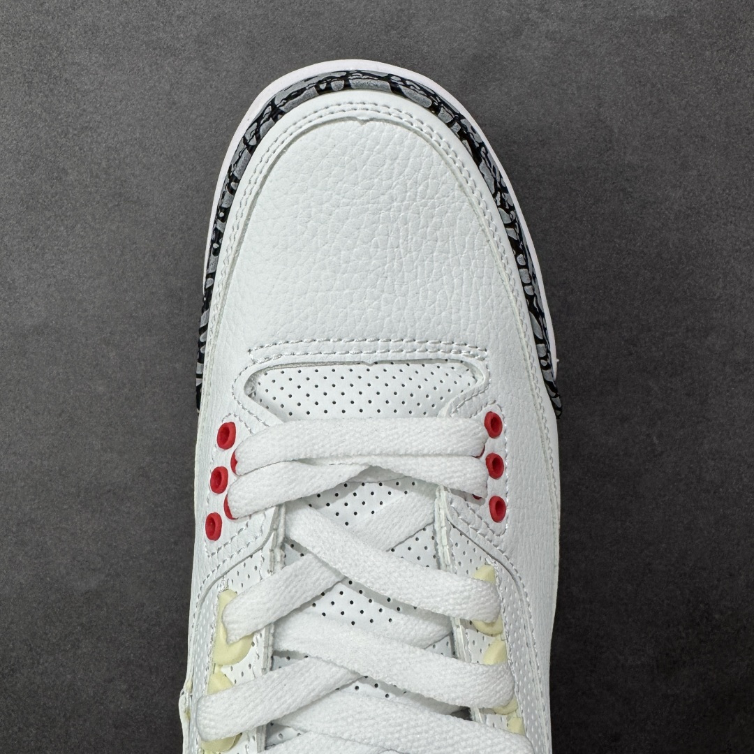图片[8]-【纯原特价】Jordan Air Jordan 3 retro \”unc 潮流 中帮 复古篮球鞋 货号：DN3707-100 尺码：36-47 编码：YBB200210-选品中心