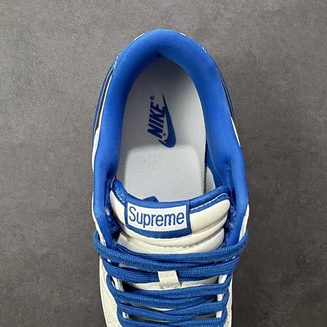 【纯原】高端定制Nike SB Dunk Low “Superme联名------奶白蓝渡鸦” 高端定制