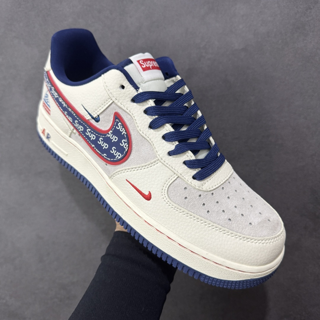 【纯原】NIke Air Force 1 '07 Low “SUP联名--白红蓝三小勾” 空军一号低帮 