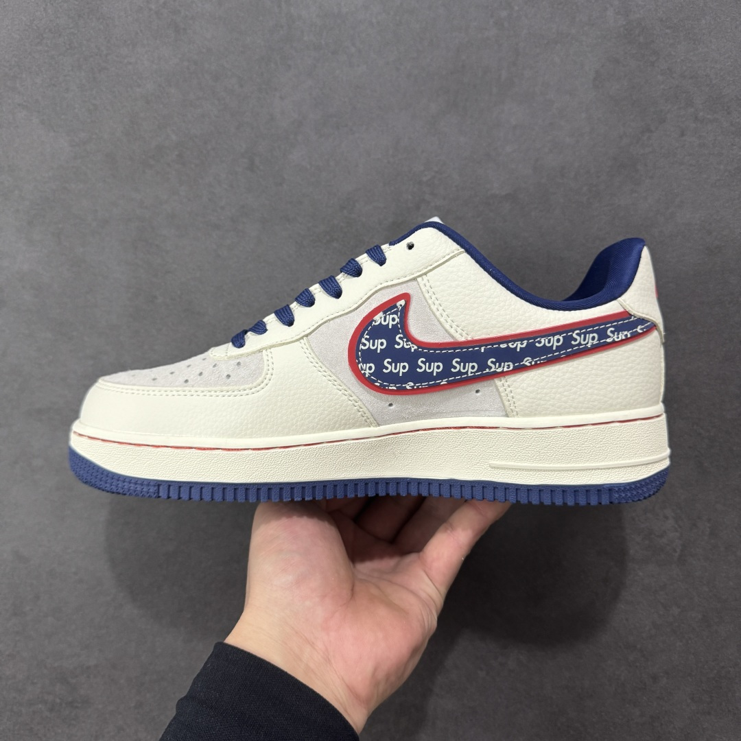 【纯原】NIke Air Force 1 '07 Low “SUP联名--白红蓝三小勾” 空军一号低帮 