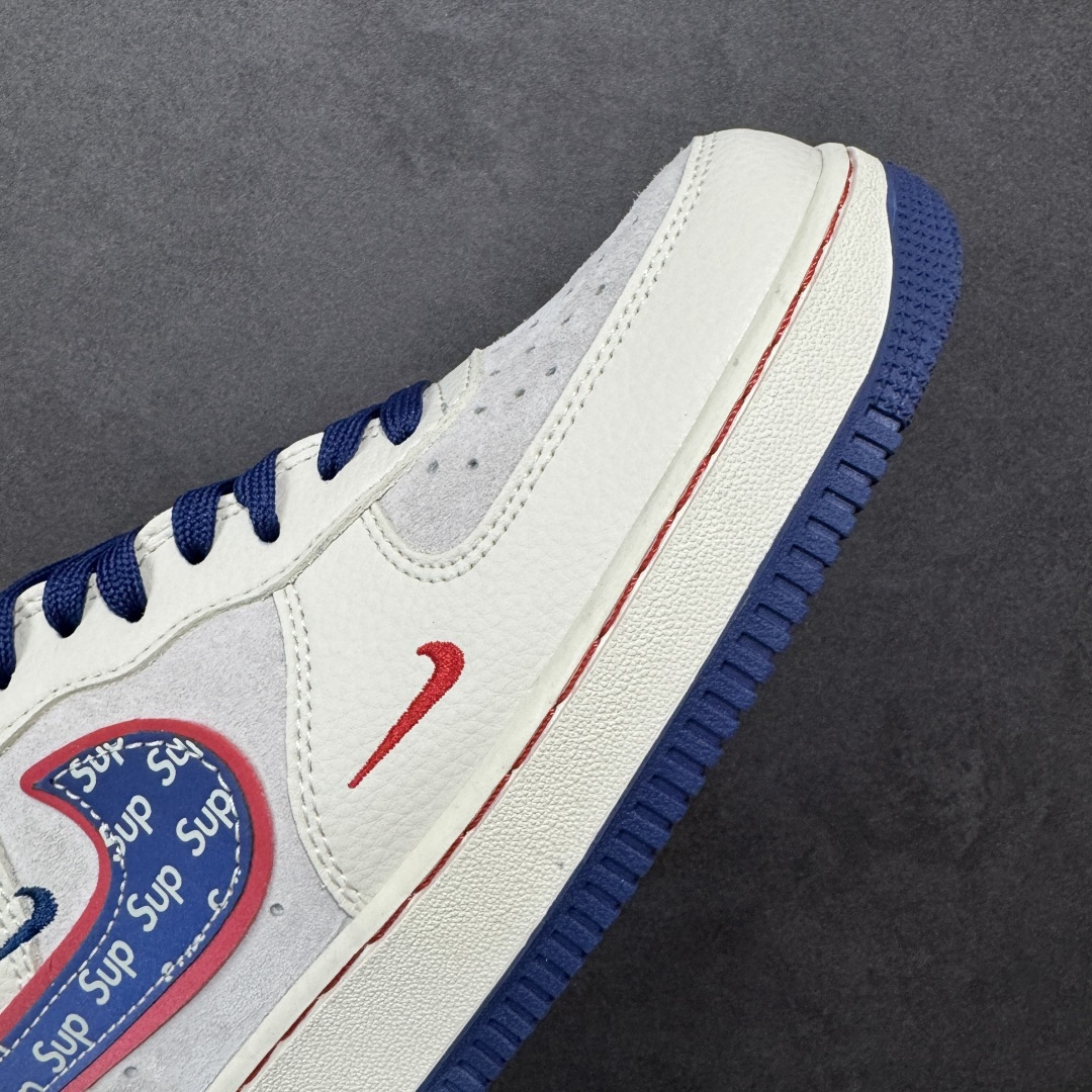 【纯原】NIke Air Force 1 '07 Low “SUP联名--白红蓝三小勾” 空军一号低帮 