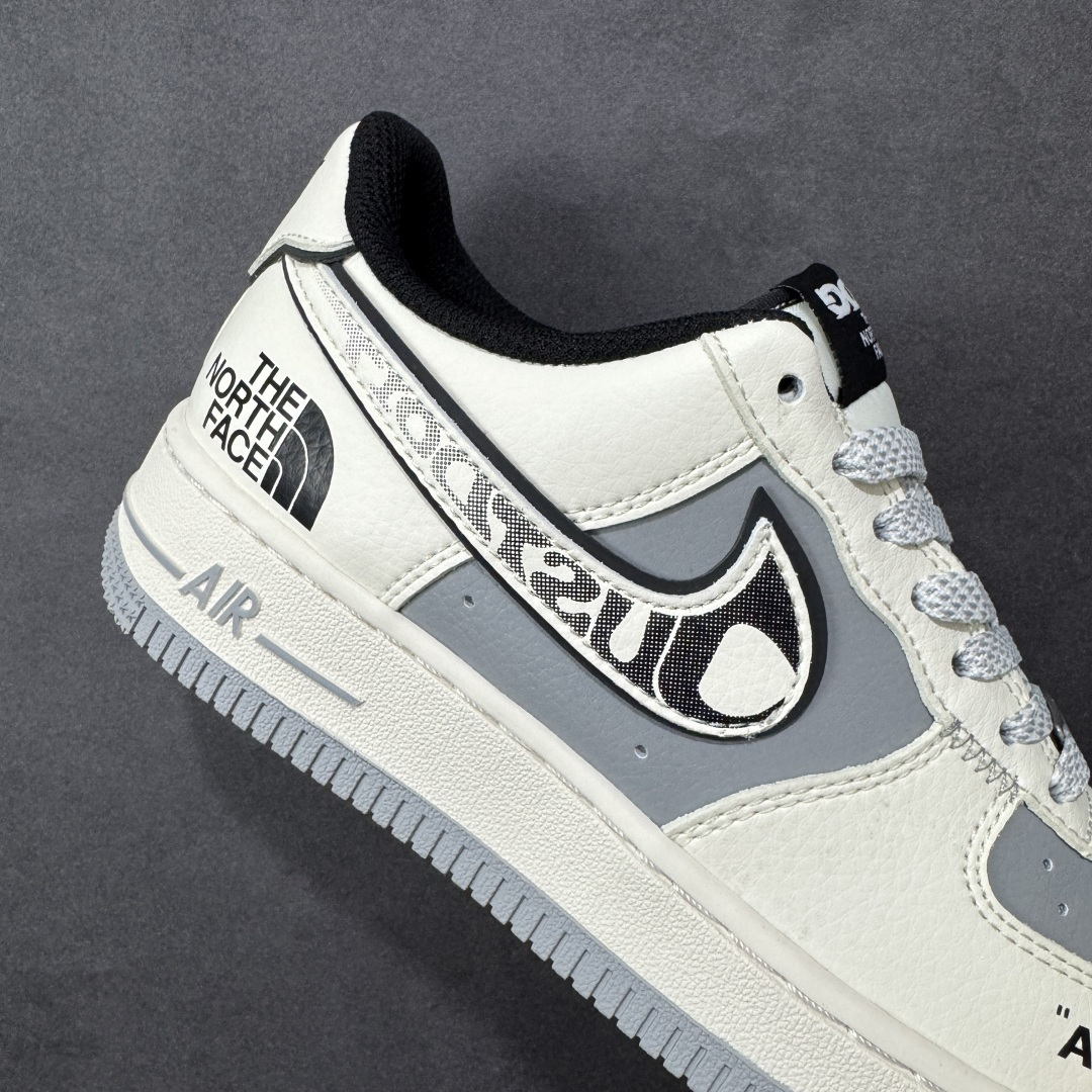 【纯原】Nike Air Force 1'07 Low 北面联名 米黑灰 空军一号低帮休闲板鞋#原楦头原
