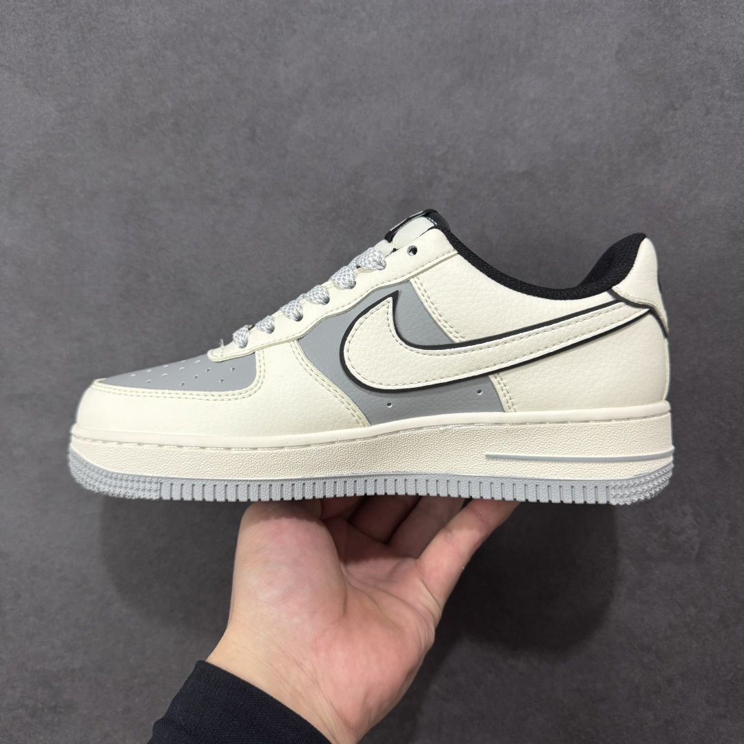 【纯原】Nike Air Force 1'07 Low 北面联名 米黑灰 空军一号低帮休闲板鞋#原楦头原