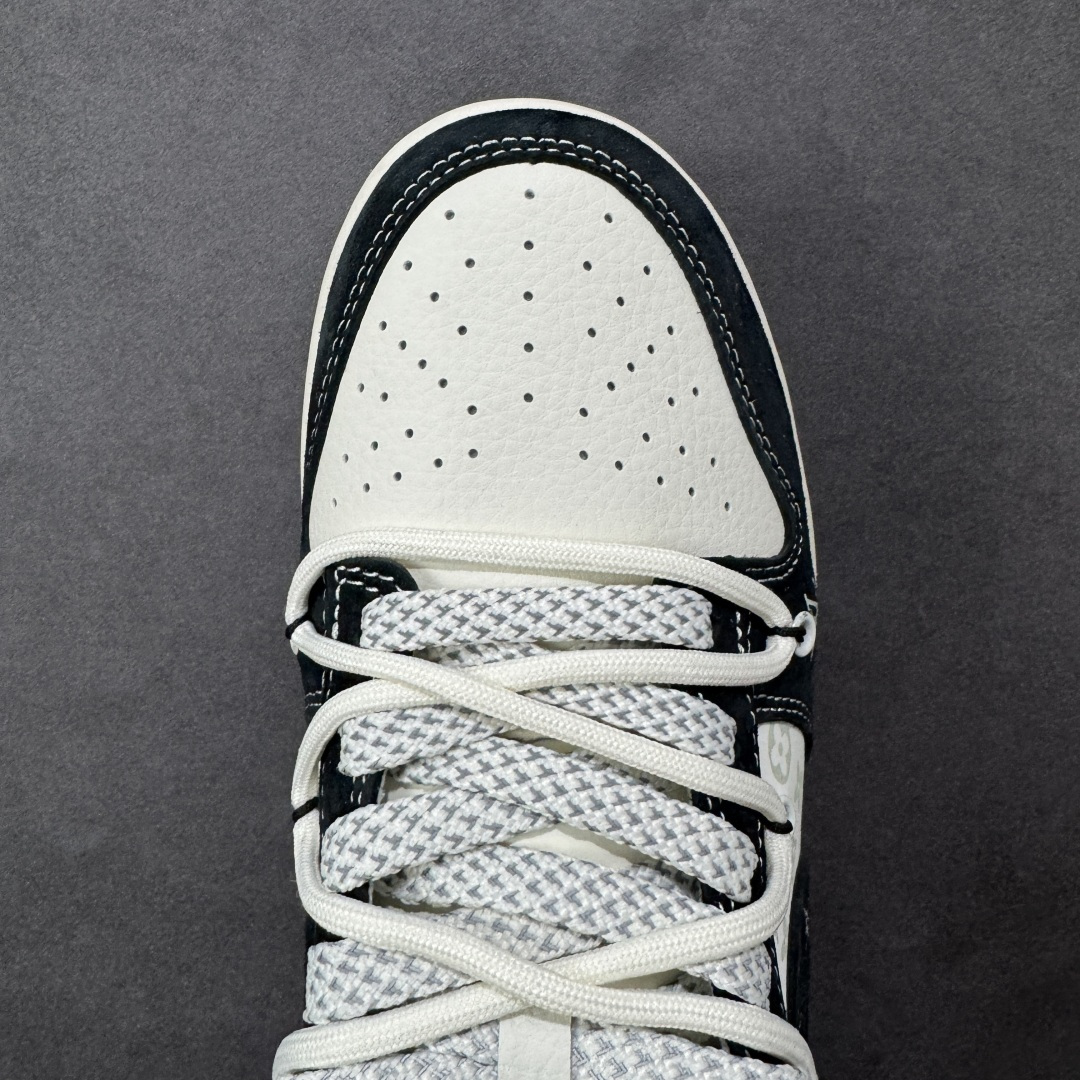 【纯原】Nike SB Dunk Low“LV联名——黑涂鸦抽绳” 周年高端定制 低帮休闲板鞋 定制鞋盒
