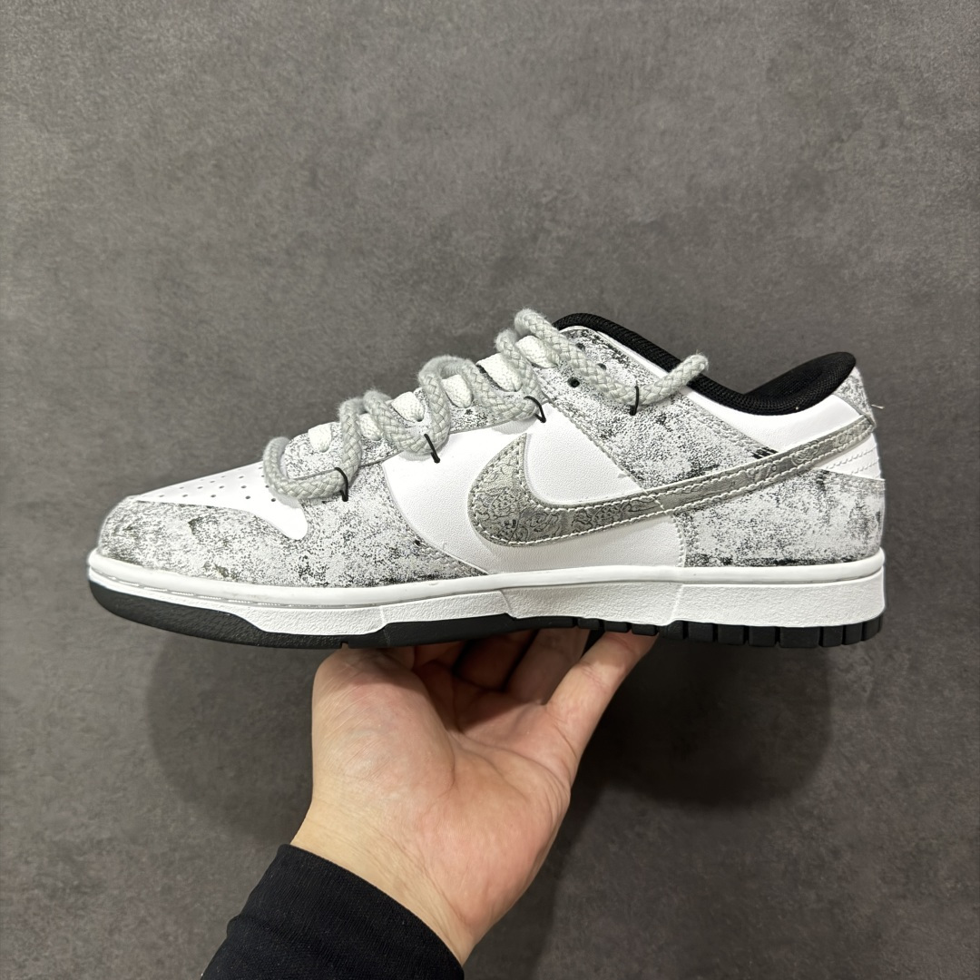 【纯原】Nike SB Dunk Low 绑带 周年高端定制 低帮休闲板鞋 DD1391-100#定制鞋