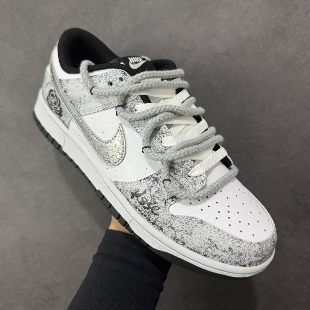 【纯原】Nike SB Dunk Low 绑带 周年高端定制 低帮休闲板鞋 DD1391-100#定制鞋