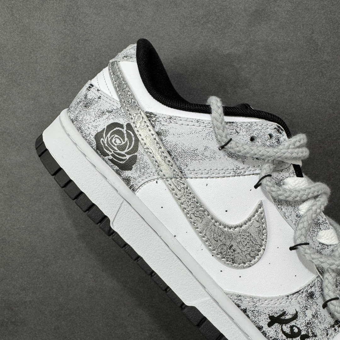 【纯原】Nike SB Dunk Low 绑带 周年高端定制 低帮休闲板鞋 DD1391-100#定制鞋