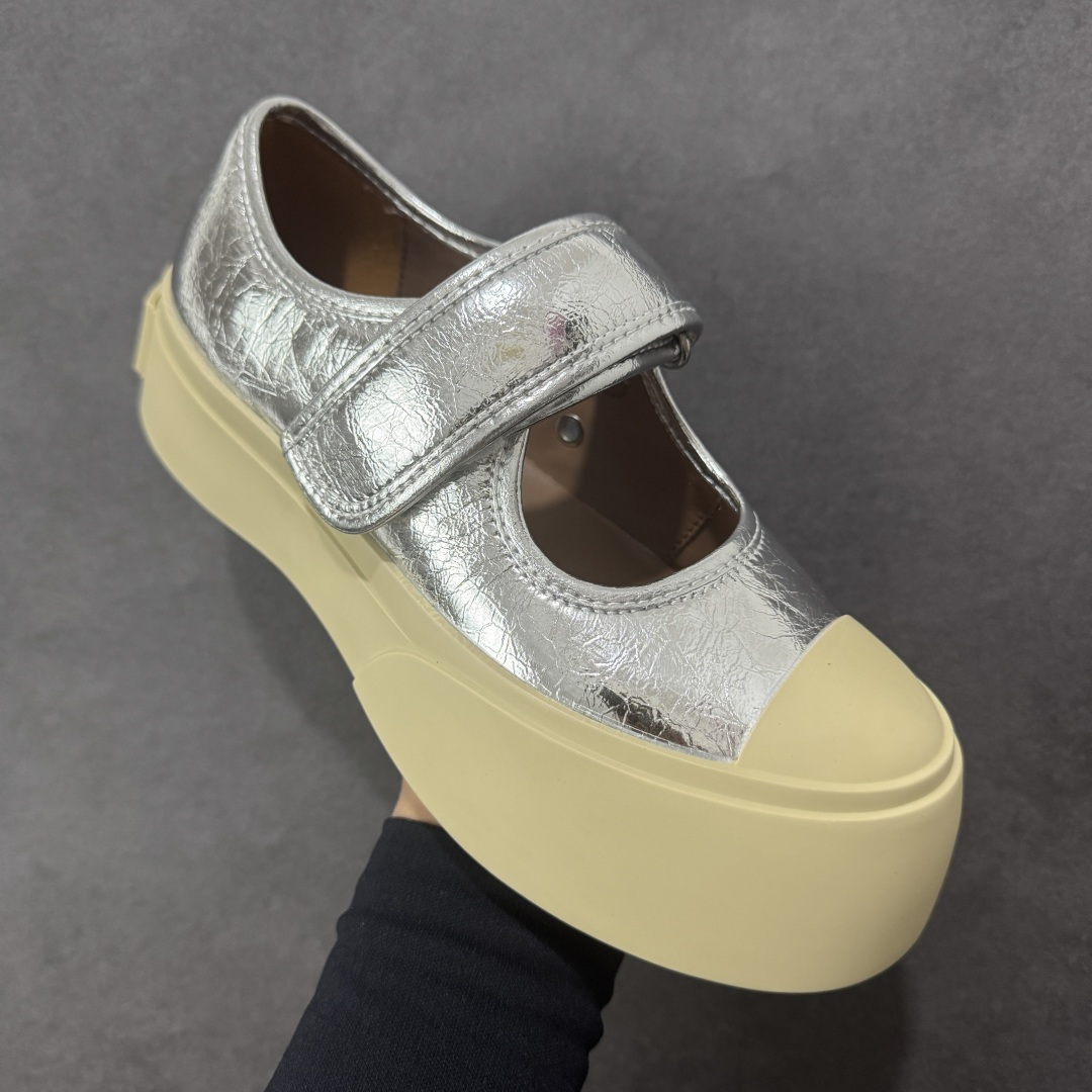 【纯原】Marni Pablo Leather Mary Jane Sneaker 意大利奢侈品品牌-玛