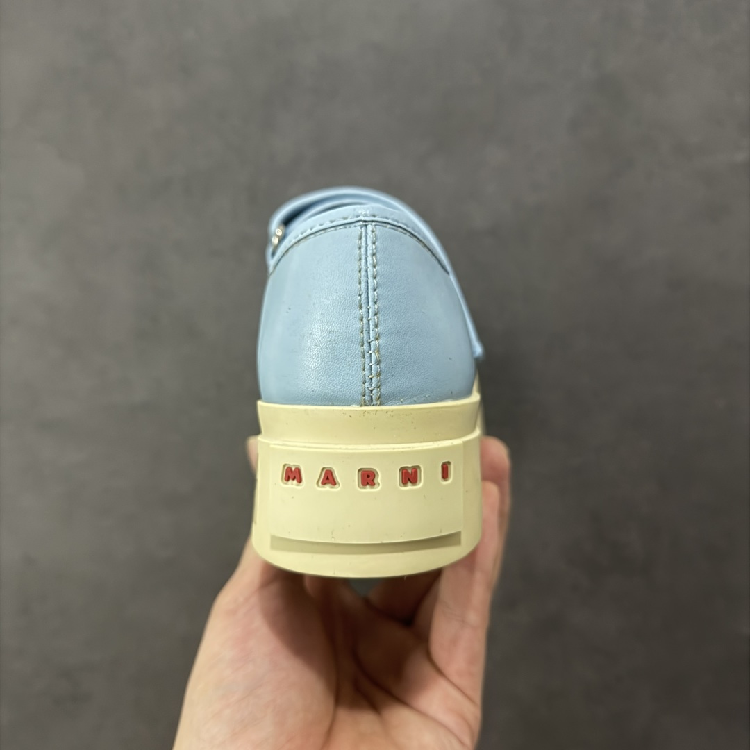 【纯原】Marni Pablo Leather Mary Jane Sneaker 意大利奢侈品品牌-玛