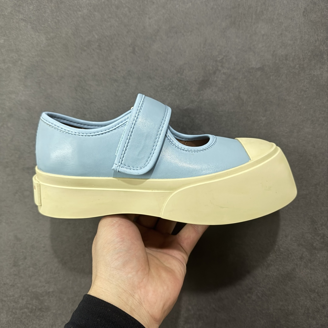 【纯原】Marni Pablo Leather Mary Jane Sneaker 意大利奢侈品品牌-玛