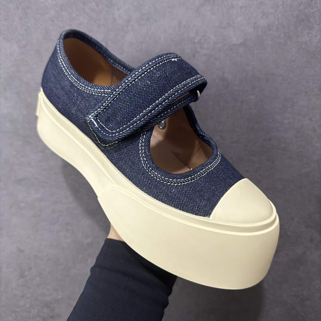 【纯原】Marni Pablo Leather Mary Jane Sneaker 意大利奢侈品品牌-玛