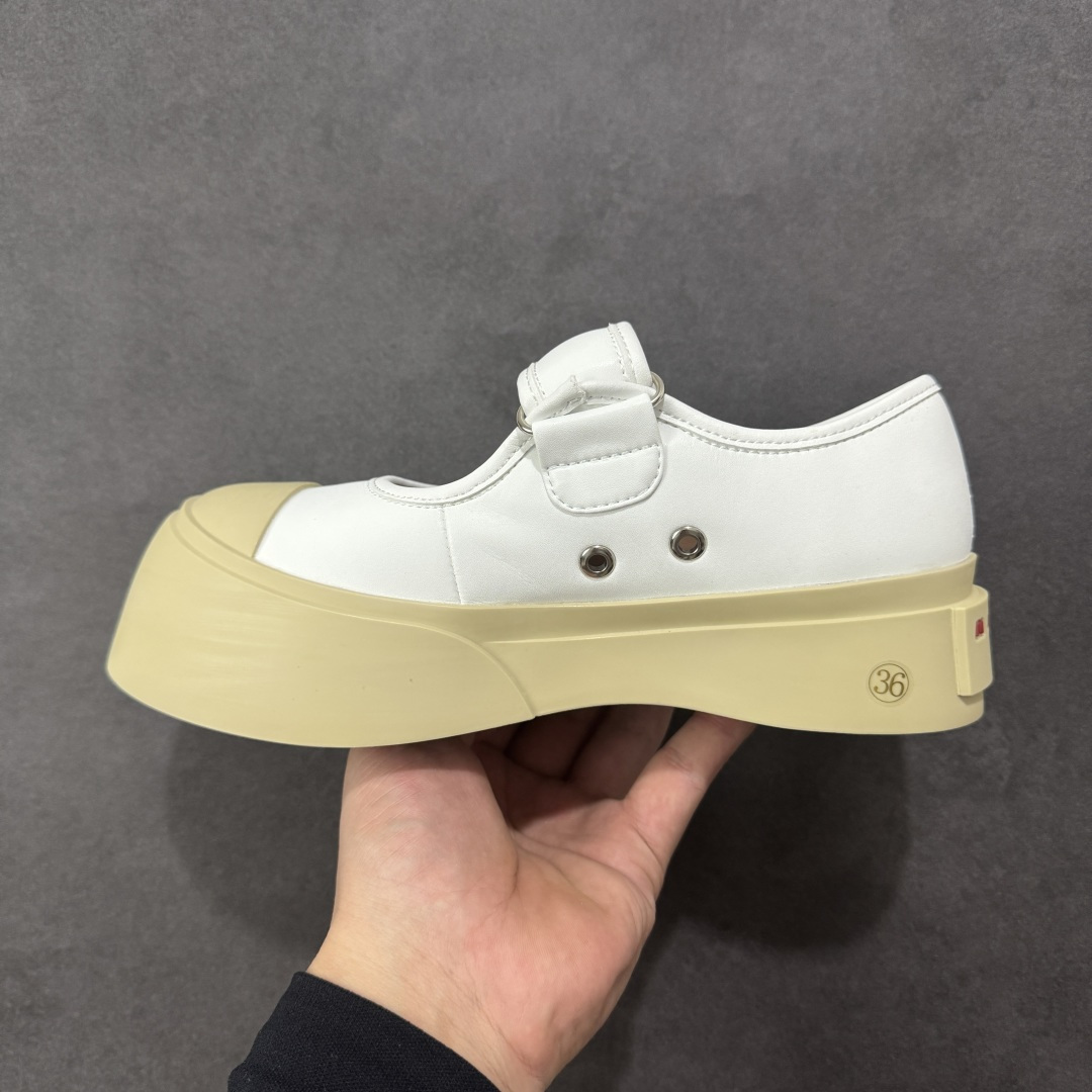 【纯原】Marni Pablo Leather Mary Jane Sneaker 意大利奢侈品品牌-玛