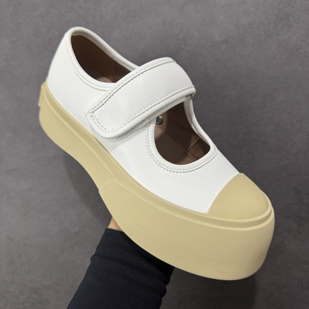 【纯原】Marni Pablo Leather Mary Jane Sneaker 意大利奢侈品品牌-玛