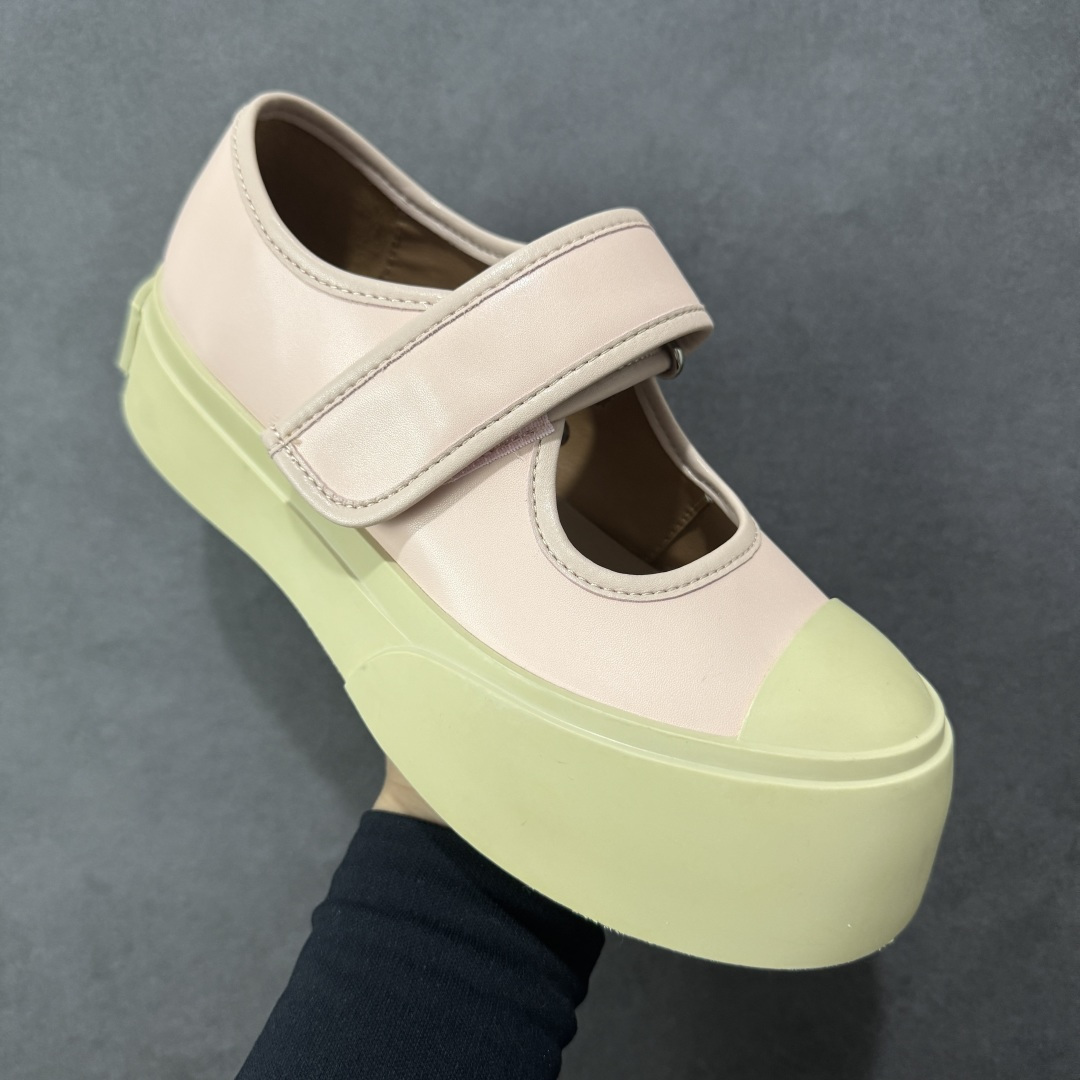 【纯原】Marni Pablo Leather Mary Jane Sneaker 意大利奢侈品品牌-玛
