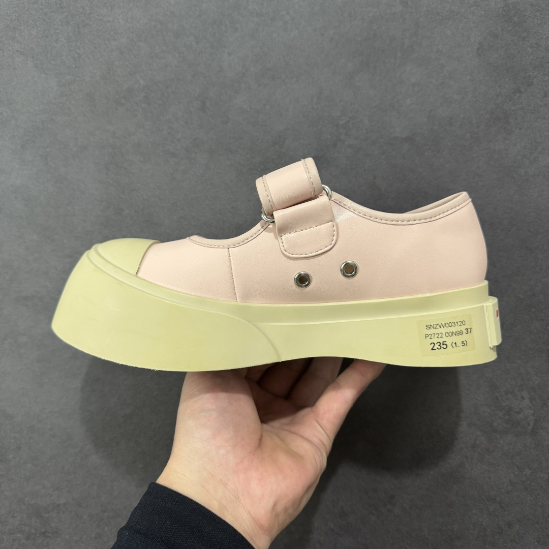 【纯原】Marni Pablo Leather Mary Jane Sneaker 意大利奢侈品品牌-玛