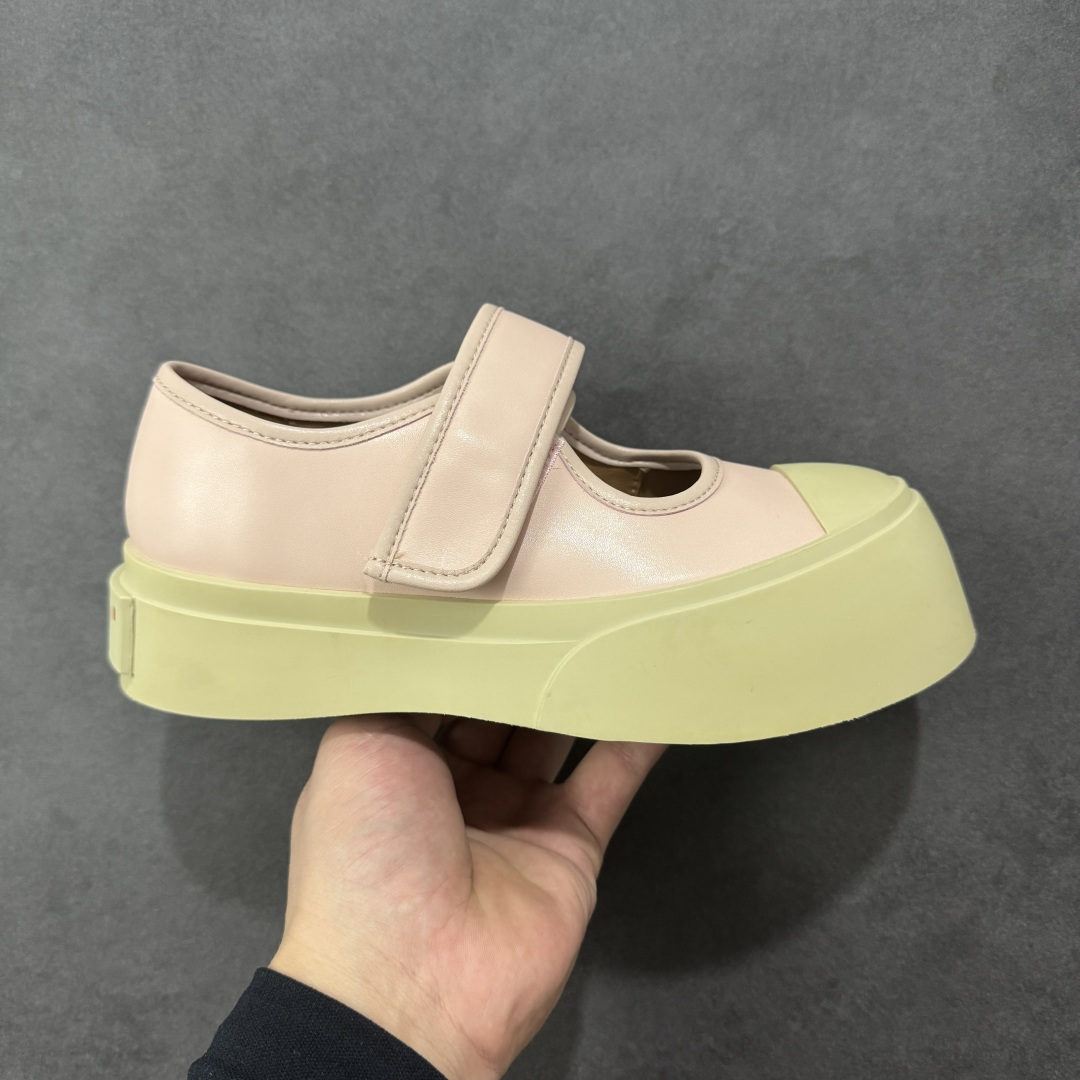 【纯原】Marni Pablo Leather Mary Jane Sneaker 意大利奢侈品品牌-玛