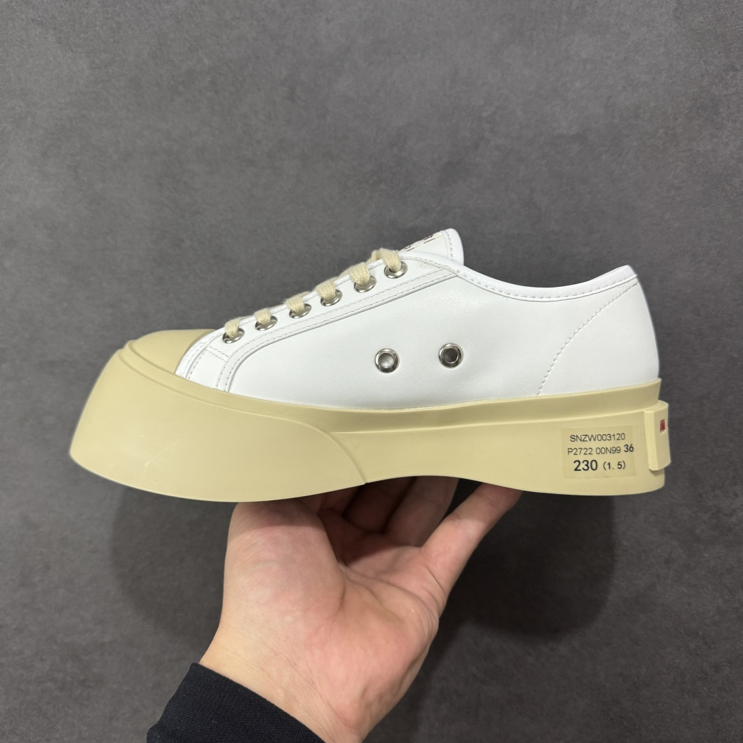 【纯原】Marni Pablo Leather Mary Jane Sneaker 意大利奢侈品品牌-玛