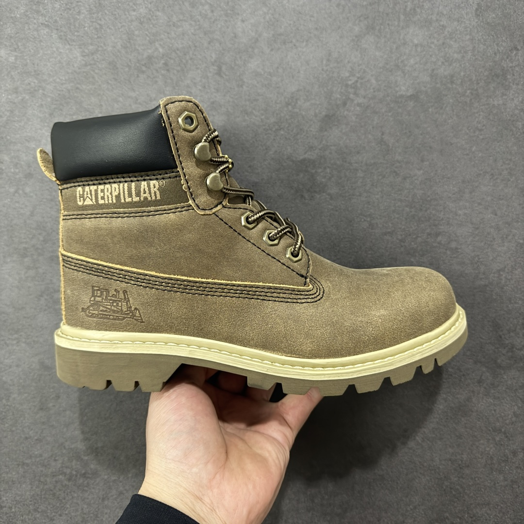 【公司级】2024ss秋冬新款CAT/卡特 硬汉推土机品牌经典百搭户外休闲大黄靴系列 广东大厂品质 常年主打 时尚潮流搭配 面料釆用意大利进口麂牛皮 全鞋真牛皮材料 大底到五金都是代工厂原材料制作 好货不杀猪 首单质量严格把控 全套官网统一包装 今年冬季防寒户外专用 日常随意搭配 型男必备 货号: P723789 尺码:39 40 41 42 43 44 (皮鞋码)-选品中心