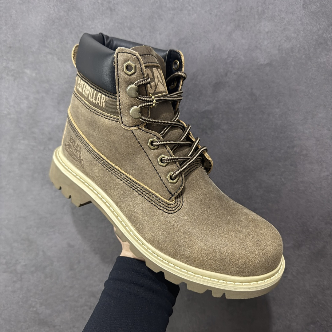 图片[3]-【公司级】2024ss秋冬新款CAT/卡特 硬汉推土机品牌经典百搭户外休闲大黄靴系列 广东大厂品质 常年主打 时尚潮流搭配 面料釆用意大利进口麂牛皮 全鞋真牛皮材料 大底到五金都是代工厂原材料制作 好货不杀猪 首单质量严格把控 全套官网统一包装 今年冬季防寒户外专用 日常随意搭配 型男必备 货号： P723789 尺码：39 40 41 42 43 44 (皮鞋码)-选品中心
