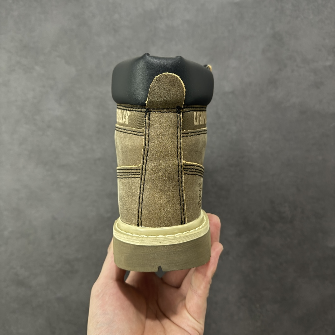 图片[4]-【公司级】2024ss秋冬新款CAT/卡特 硬汉推土机品牌经典百搭户外休闲大黄靴系列 广东大厂品质 常年主打 时尚潮流搭配 面料釆用意大利进口麂牛皮 全鞋真牛皮材料 大底到五金都是代工厂原材料制作 好货不杀猪 首单质量严格把控 全套官网统一包装 今年冬季防寒户外专用 日常随意搭配 型男必备 货号： P723789 尺码：39 40 41 42 43 44 (皮鞋码)-选品中心