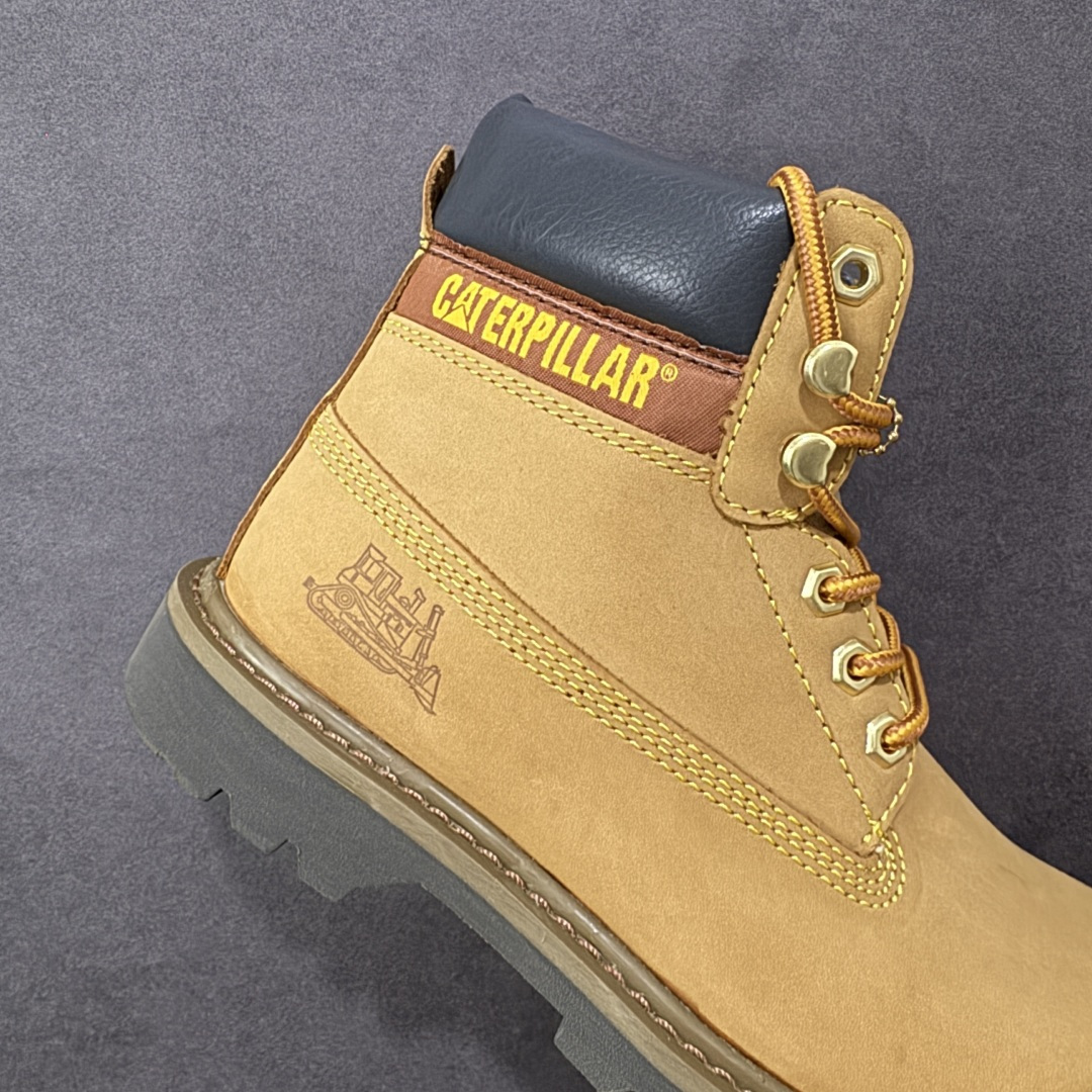 图片[6]-【公司级】2024ss秋冬新款CAT/卡特 硬汉推土机品牌经典百搭户外休闲大黄靴系列 广东大厂品质 常年主打 时尚潮流搭配 面料釆用意大利进口麂牛皮 全鞋真牛皮材料 大底到五金都是代工厂原材料制作 好货不杀猪 首单质量严格把控 全套官网统一包装 今年冬季防寒户外专用 日常随意搭配 型男必备 货号： P723789 尺码：39 40 41 42 43 44 (皮鞋码)-选品中心