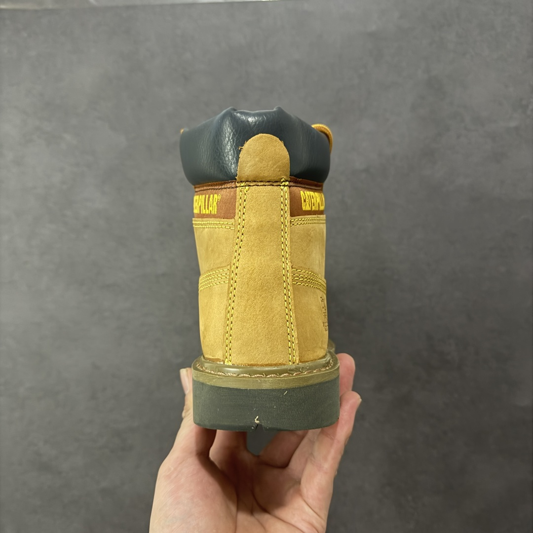 图片[4]-【公司级】2024ss秋冬新款CAT/卡特 硬汉推土机品牌经典百搭户外休闲大黄靴系列 广东大厂品质 常年主打 时尚潮流搭配 面料釆用意大利进口麂牛皮 全鞋真牛皮材料 大底到五金都是代工厂原材料制作 好货不杀猪 首单质量严格把控 全套官网统一包装 今年冬季防寒户外专用 日常随意搭配 型男必备 货号： P723789 尺码：39 40 41 42 43 44 (皮鞋码)-选品中心