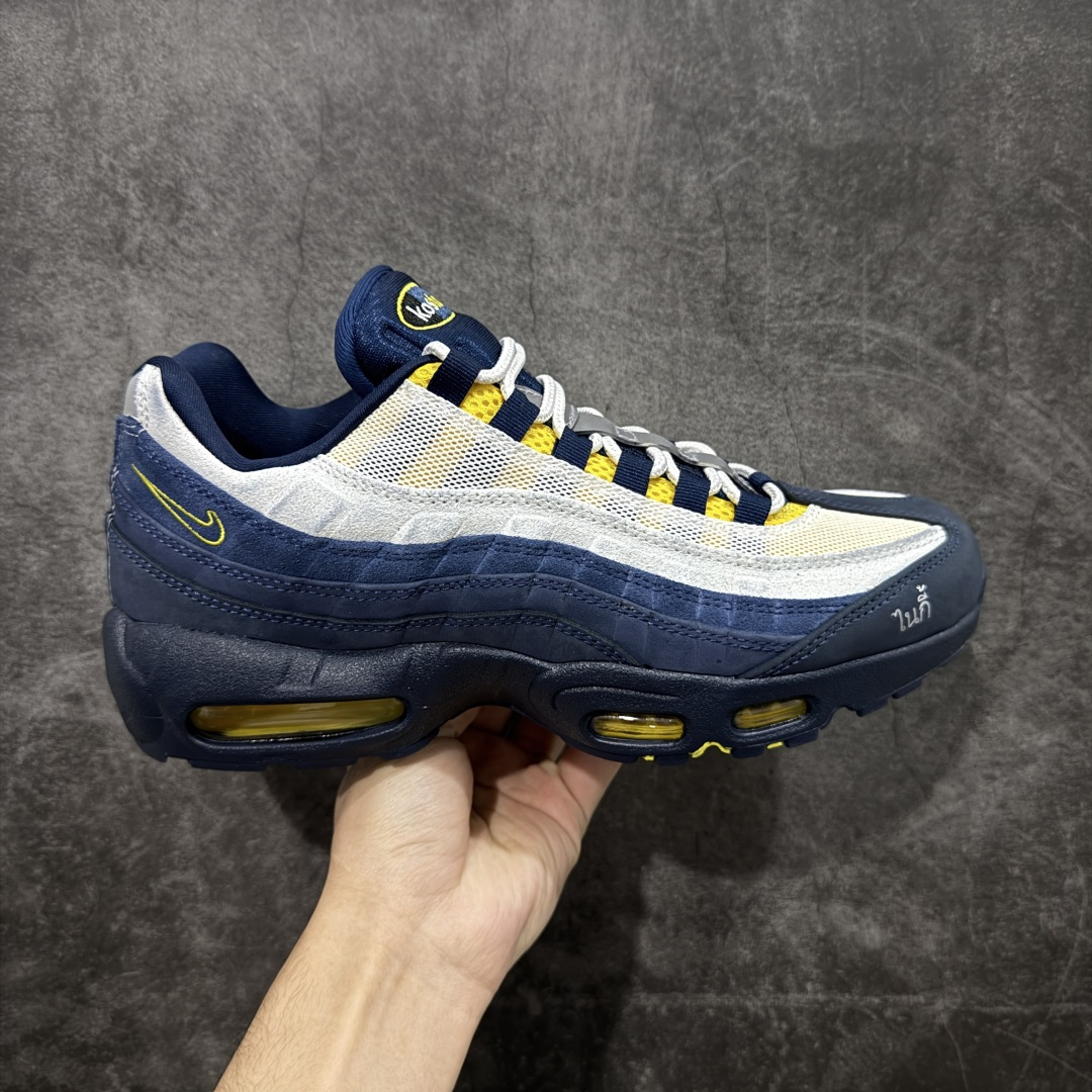 【KZ2.0版本】 Eric Koston x Nike Air Max 95 蓝白 货号:HQ8492-400 修正细节版 正确鞋舌图案 纯原大厂生产线出品 原厂材料 原厂楦头 市场正确版本 区分错版 尺码:40 41 42 43 44 45 46 47.5 48 48.5-选品中心