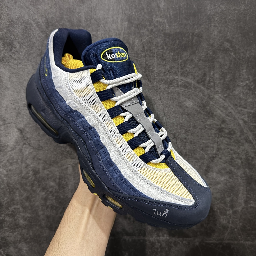 图片[3]-【KZ2.0版本】 Eric Koston x Nike Air Max 95 蓝白 货号：HQ8492-400 修正细节版 正确鞋舌图案 纯原大厂生产线出品 原厂材料 原厂楦头 市场正确版本 区分错版 尺码：40 41 42 43 44 45 46 47.5 48 48.5-选品中心