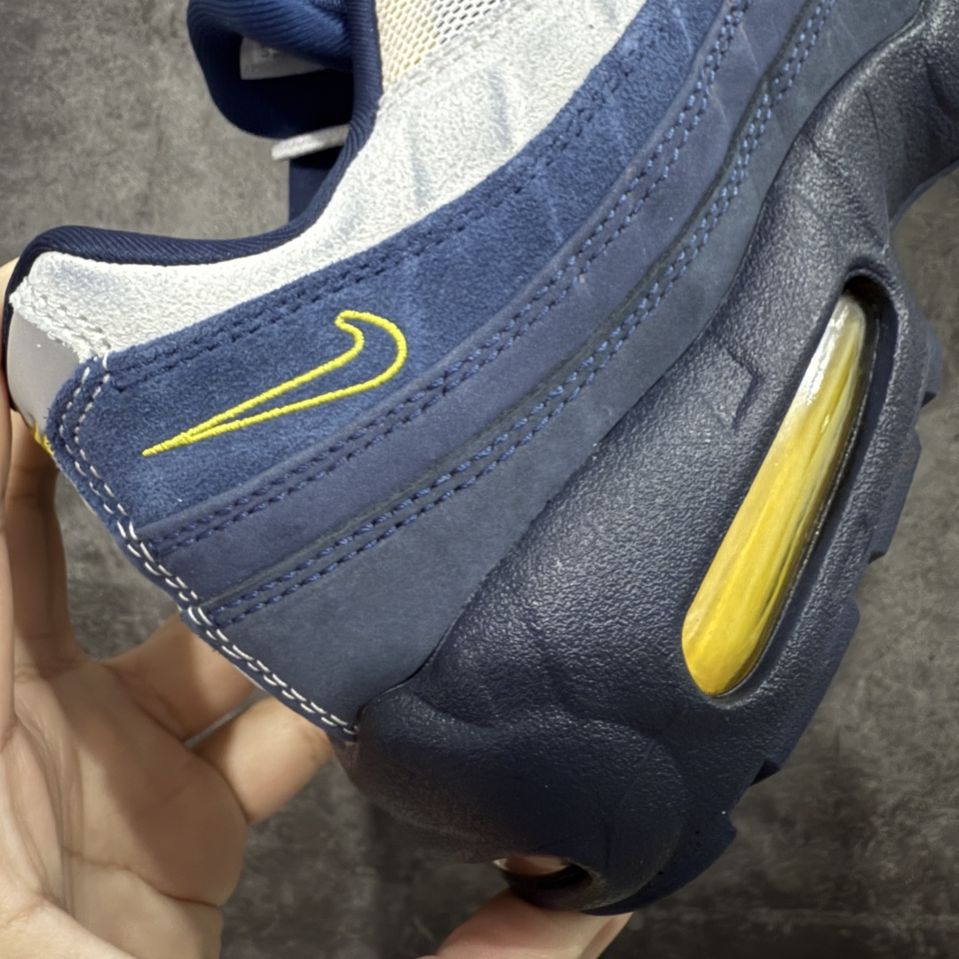 图片[3]-【KZ2.0版本】 Eric Koston x Nike Air Max 95 蓝白 货号：HQ8492-400 修正细节版 正确鞋舌图案 纯原大厂生产线出品 原厂材料 原厂楦头 市场正确版本 区分错版 尺码：40 41 42 43 44 45 46 47.5 48 48.5-选品中心