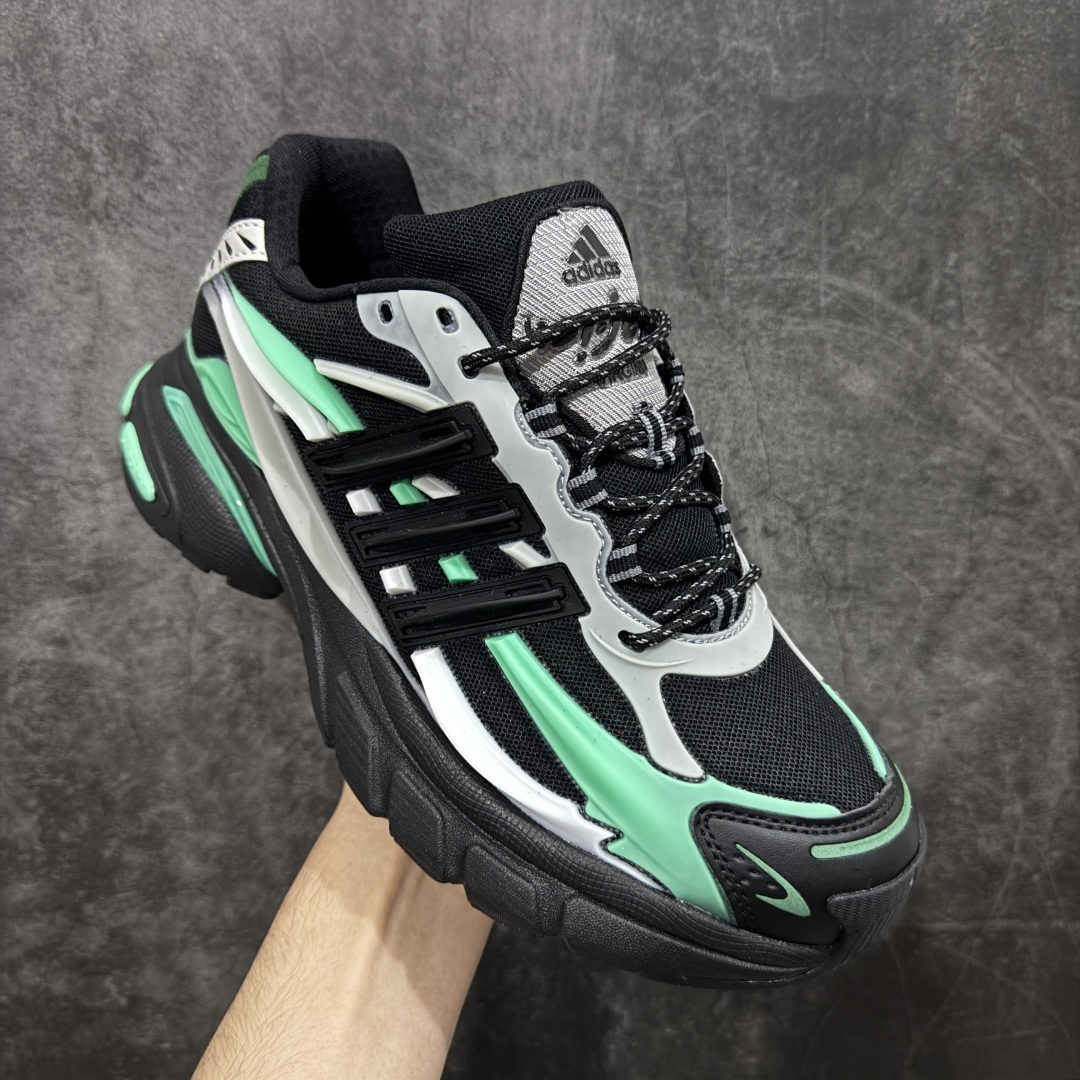 图片[3]-【纯原版】外贸爆款 Pharrell x AD Adistar Jellyfish 联名款低帮复古风老爹鞋水母鞋 JP9276 未来科技感十足 以3D风格焕新演绎标志性三条纹 为造型添上点睛之笔 金属质感视觉效果TPU自带哑光反射 非常的细节 最大的亮点无疑是鞋屁股 大块的tpu包裹 让增高的大底不再突兀 更显腿长脚细 尺码：36 36.5 37 38 38.5 39 40 40.5 41 42 42.5 43 44 44.5 45 46 47-选品中心