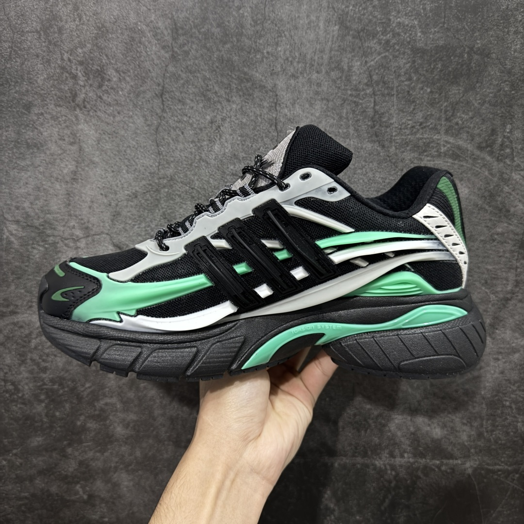 图片[2]-【纯原版】外贸爆款 Pharrell x AD Adistar Jellyfish 联名款低帮复古风老爹鞋水母鞋 JP9276 未来科技感十足 以3D风格焕新演绎标志性三条纹 为造型添上点睛之笔 金属质感视觉效果TPU自带哑光反射 非常的细节 最大的亮点无疑是鞋屁股 大块的tpu包裹 让增高的大底不再突兀 更显腿长脚细 尺码：36 36.5 37 38 38.5 39 40 40.5 41 42 42.5 43 44 44.5 45 46 47-选品中心