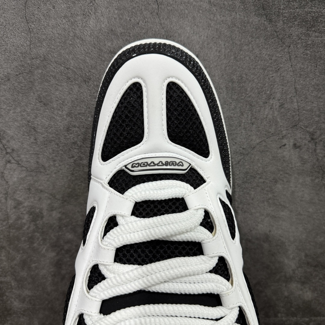 图片[5]-【YS纯原】广奢高端货 LV Skate 系列 滑板鞋 ✦ 原楦原纸版开模，鞋型立体饱满 ✦ 零毛边、零溢胶、零线头瑕疵 ✦ 细节与原版一致 区分市面通货 ✦ 多层叠片＋电脑针车，针距密度一致 ✦ Monogram浮雕＋3D高频压纹 ✦ 多密度发泡中底：支撑回弹媲美专柜 ✦ 原装橡胶大底：含胶量高、纹路深、双拼接零偏差 ✦ ZP级原装包装：专柜款鞋盒＋防尘袋＋说明书 尺码：35–47-选品中心