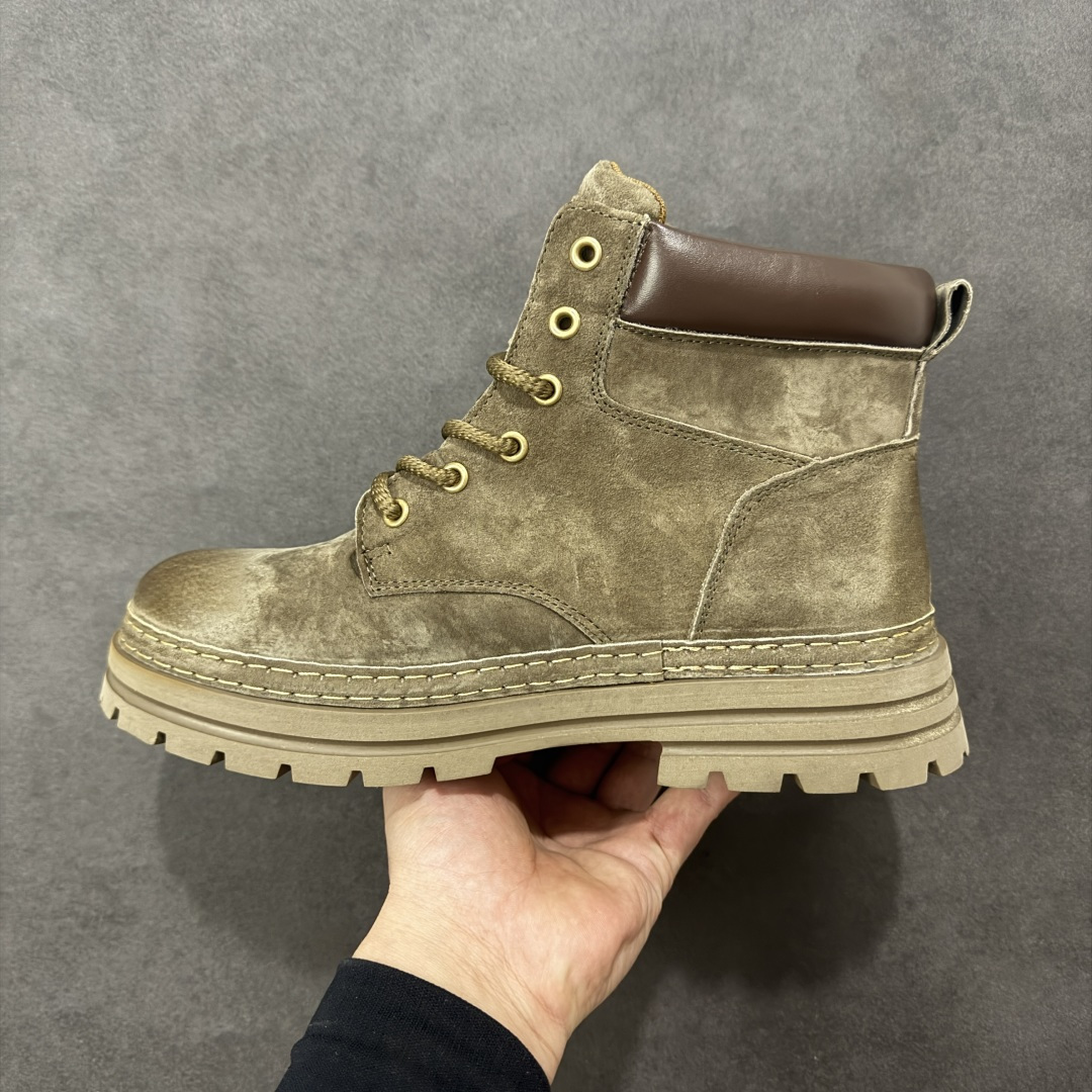 图片[2]-【广东纯原】2025秋冬Timberland 天伯伦/添柏岚经典高帮休闲男鞋 全新升级 广东大厂品质 原盒原包装 面料采用意大利顶级磨砂牛皮 搭配防臭防腐真皮乳胶鞋垫 给您完美的穿着体验 质量考究耐穿型男必备 专治不帅 高品质脚感一流 独家供应 码数39 40 41 42 43 44 (皮鞋码) 货号：99873 编码：TLB260270-选品中心