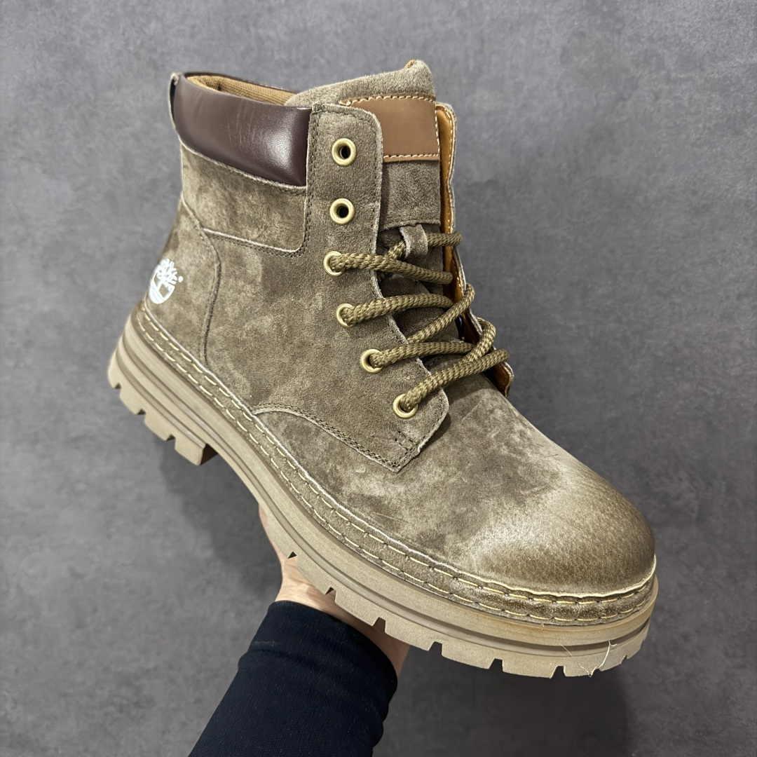 图片[3]-【广东纯原】2025秋冬Timberland 天伯伦/添柏岚经典高帮休闲男鞋 全新升级 广东大厂品质 原盒原包装 面料采用意大利顶级磨砂牛皮 搭配防臭防腐真皮乳胶鞋垫 给您完美的穿着体验 质量考究耐穿型男必备 专治不帅 高品质脚感一流 独家供应 码数39 40 41 42 43 44 (皮鞋码) 货号：99873 编码：TLB260270-选品中心