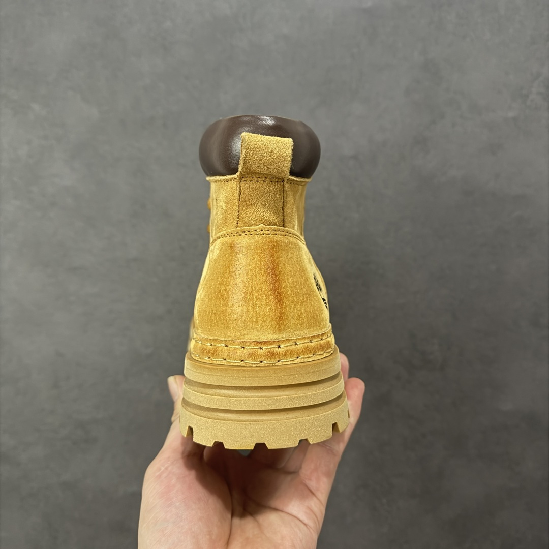 图片[4]-【广东纯原】2025秋冬Timberland 天伯伦/添柏岚经典高帮休闲男鞋 全新升级 广东大厂品质 原盒原包装 面料采用意大利顶级磨砂牛皮 搭配防臭防腐真皮乳胶鞋垫 给您完美的穿着体验 质量考究耐穿型男必备 专治不帅 高品质脚感一流 独家供应 码数39 40 41 42 43 44 (皮鞋码) 货号：99873 编码：TLB260270-选品中心