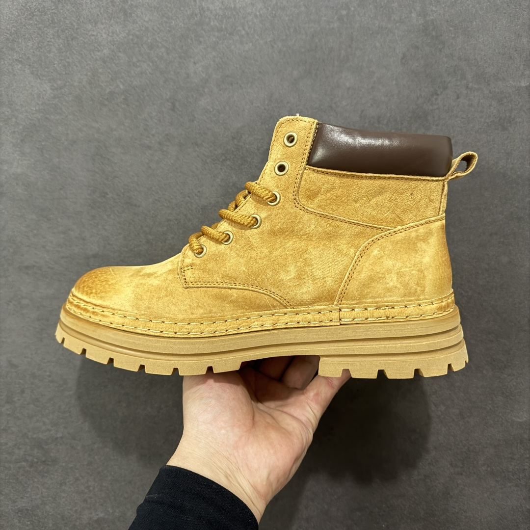 图片[2]-【广东纯原】2025秋冬Timberland 天伯伦/添柏岚经典高帮休闲男鞋 全新升级 广东大厂品质 原盒原包装 面料采用意大利顶级磨砂牛皮 搭配防臭防腐真皮乳胶鞋垫 给您完美的穿着体验 质量考究耐穿型男必备 专治不帅 高品质脚感一流 独家供应 码数39 40 41 42 43 44 (皮鞋码) 货号：99873 编码：TLB260270-选品中心