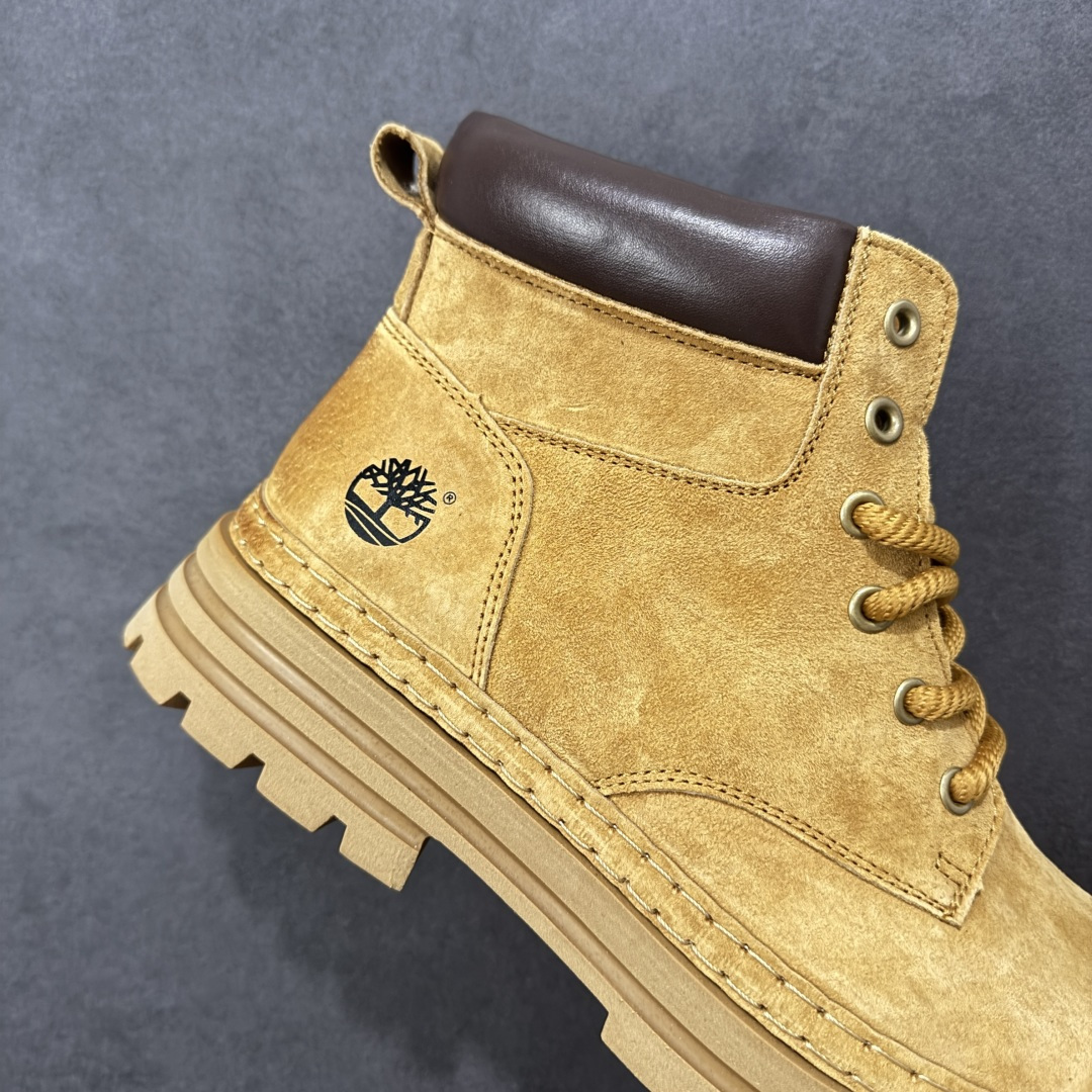 图片[6]-【广东纯原】2025秋冬Timberland 天伯伦/添柏岚经典高帮休闲男鞋 全新升级 广东大厂品质 原盒原包装 面料采用意大利顶级磨砂牛皮 搭配防臭防腐真皮乳胶鞋垫 给您完美的穿着体验 质量考究耐穿型男必备 专治不帅 高品质脚感一流 独家供应 码数39 40 41 42 43 44 (皮鞋码) 货号：99873 编码：TLB260270-选品中心