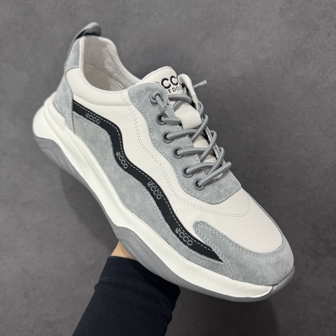 图片[3]-【公司级】Ecco 爱步秋冬款 柔酷8号系列运动休闲鞋 #经典和现代工艺品质融合 精选小牛皮面料 百搭休闲老爹鞋 舒适性相当不错 版型楦型非常到位上脚 专柜热销款 独有鞋型设计 特有LOGO车边 特别有型 北欧风格 舒适 休闲保暖 超弹性 耐磨 减震 按摩大底(PU+TPU 组合）经典潮流 随意搭配！ 货号：996637 尺码：38 39 40 41 42 43 44 皮鞋码-选品中心
