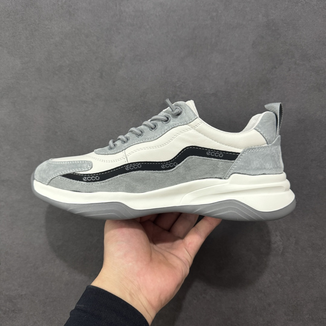 图片[2]-【公司级】Ecco 爱步秋冬款 柔酷8号系列运动休闲鞋 #经典和现代工艺品质融合 精选小牛皮面料 百搭休闲老爹鞋 舒适性相当不错 版型楦型非常到位上脚 专柜热销款 独有鞋型设计 特有LOGO车边 特别有型 北欧风格 舒适 休闲保暖 超弹性 耐磨 减震 按摩大底(PU+TPU 组合）经典潮流 随意搭配！ 货号：996637 尺码：38 39 40 41 42 43 44 皮鞋码-选品中心
