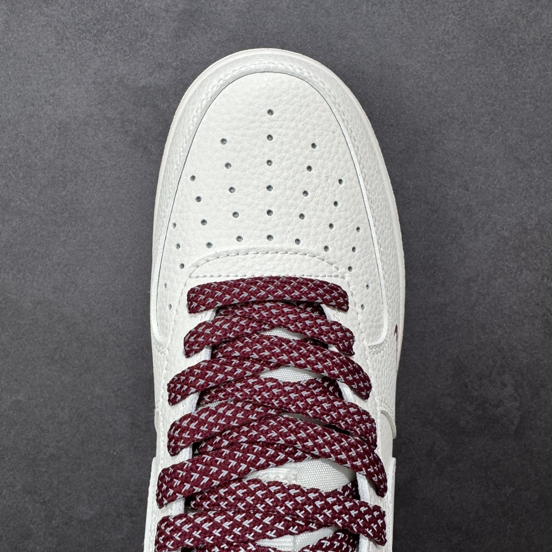 【纯原】Nike Air Force 1 '07 Low “奶白酒红” 空军一号 高端定制 低帮 运动鞋