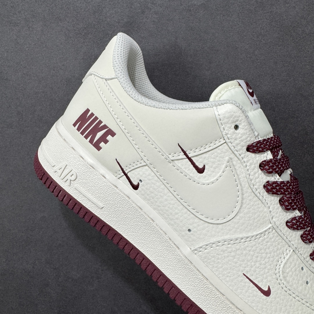 【纯原】Nike Air Force 1 '07 Low “奶白酒红” 空军一号 高端定制 低帮 运动鞋