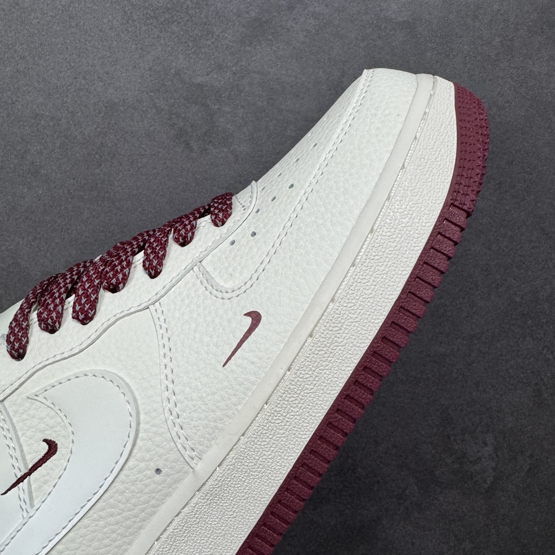 【纯原】Nike Air Force 1 '07 Low “奶白酒红” 空军一号 高端定制 低帮 运动鞋