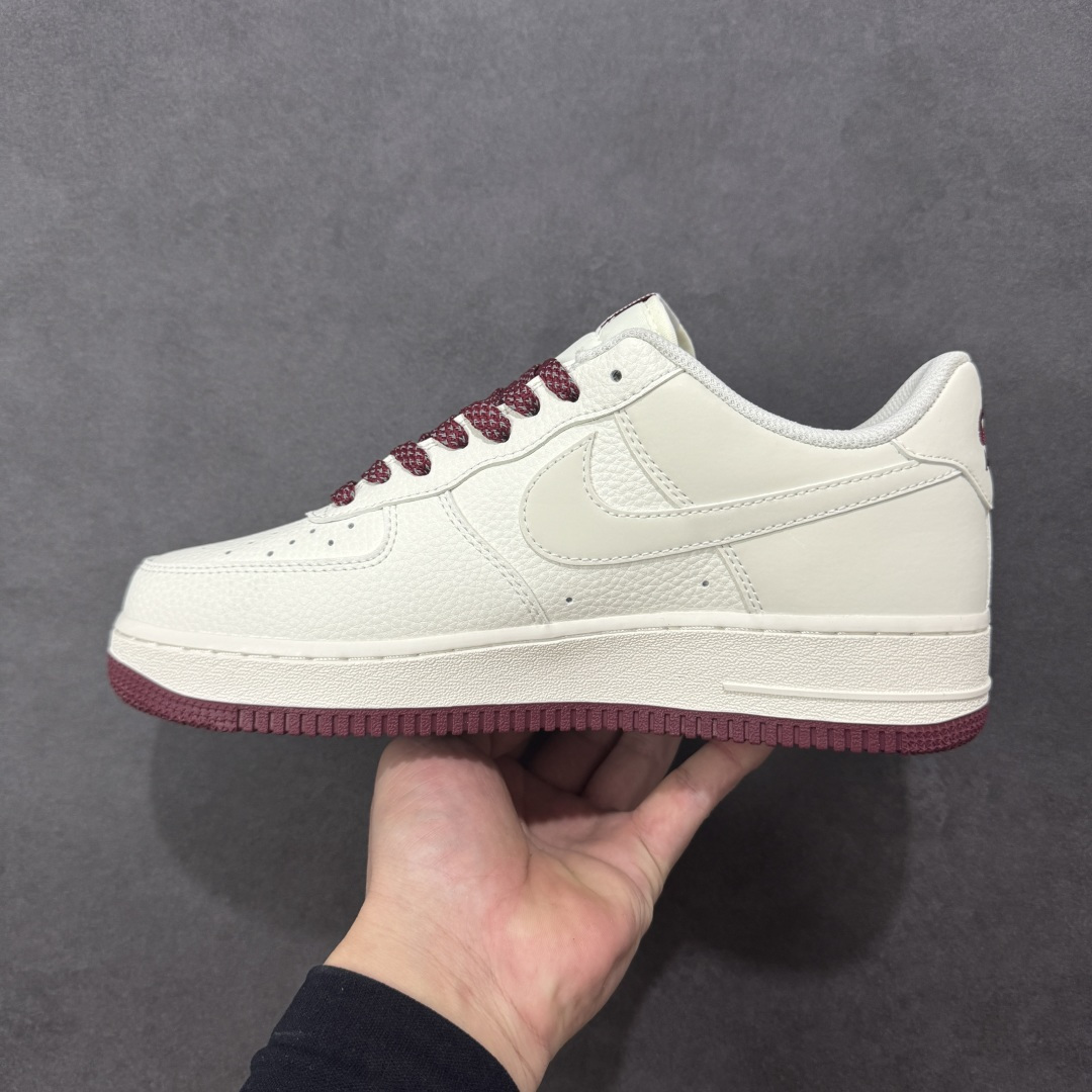 【纯原】Nike Air Force 1 '07 Low “奶白酒红” 空军一号 高端定制 低帮 运动鞋