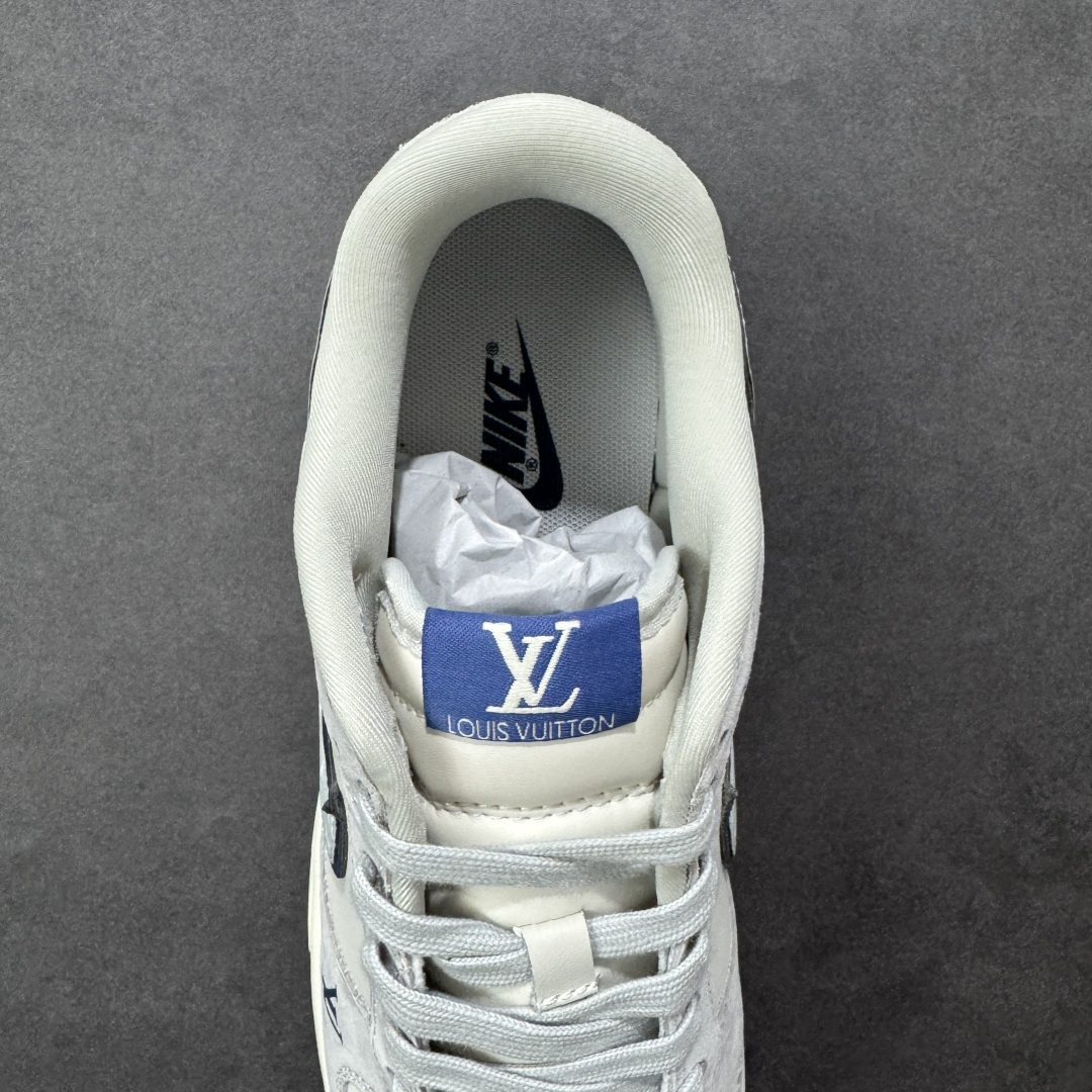 【纯原】Nike SB Dunk Low“ LV联名—雾霾蓝” 周年高端定制 低帮休闲板鞋 定制鞋盒 大