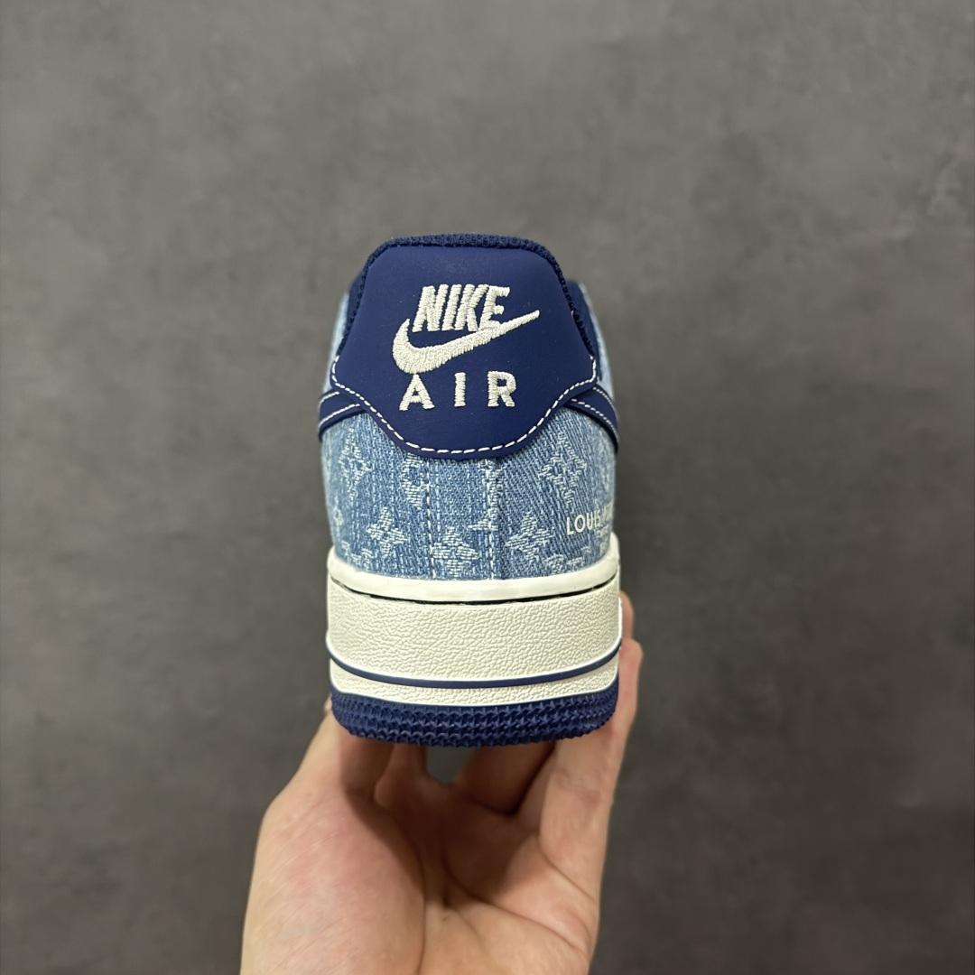 图片[4]-【定制版】NIke Air Force 1 \’07 Low “LV联名–经典蓝牛仔” 空军一号低帮 运动鞋 休闲鞋 折边针车 工艺难度大 原楦头原纸板 高端定制鞋盒 原厂鞋底 超高清洁度 细节完美 货号：NH0601-578 尺码：36 36.5 37.5 38 38.5 39 40 40.5 41 42 42.5 43 44 44.5 45 编码：HXSB310320-选品中心